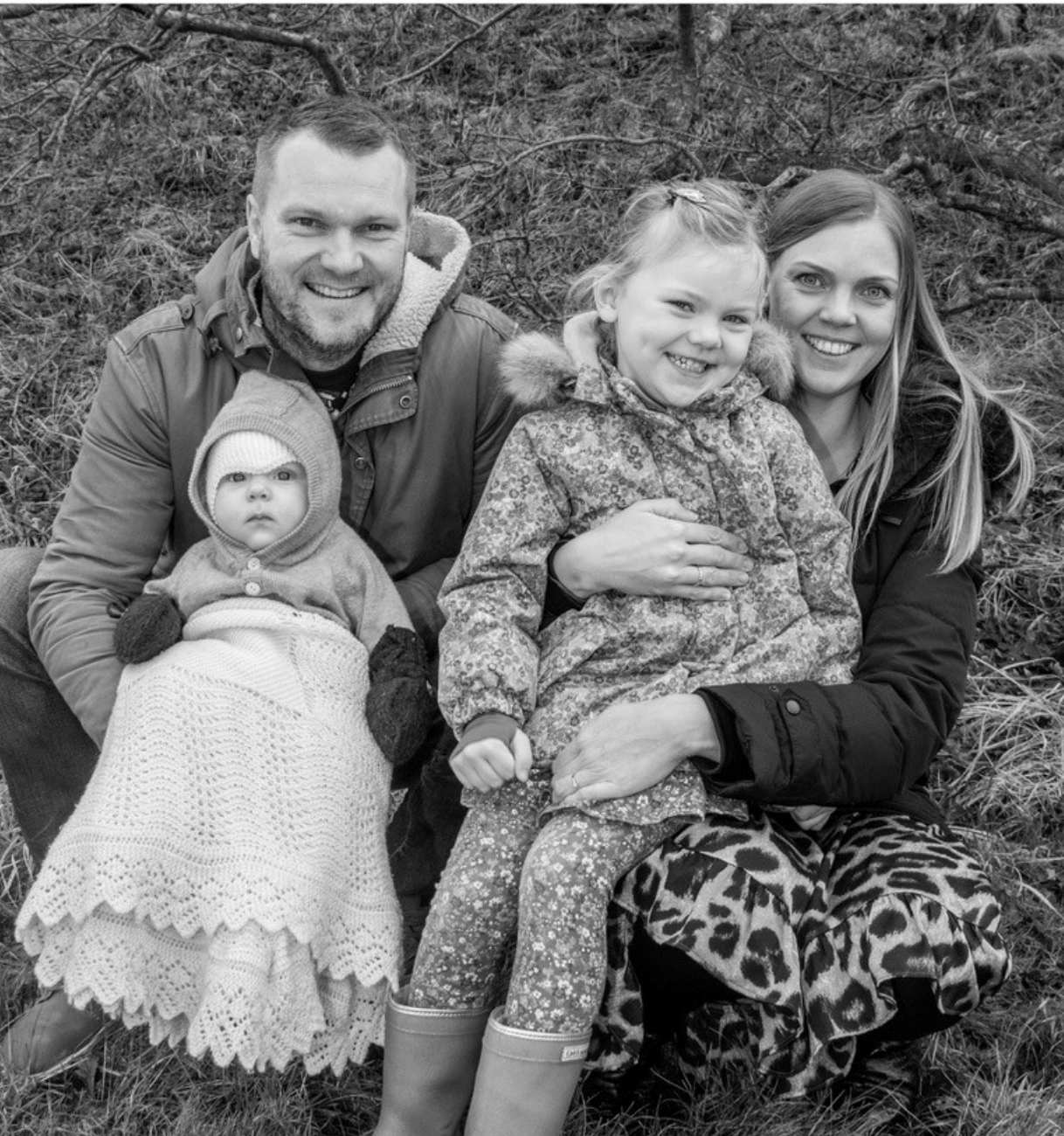 Mia og Henriks familie